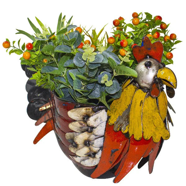 Hen Table Top Planter