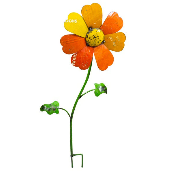 Morning Glory Garden Stake