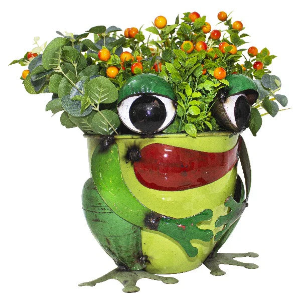 Frog Table Top Planter