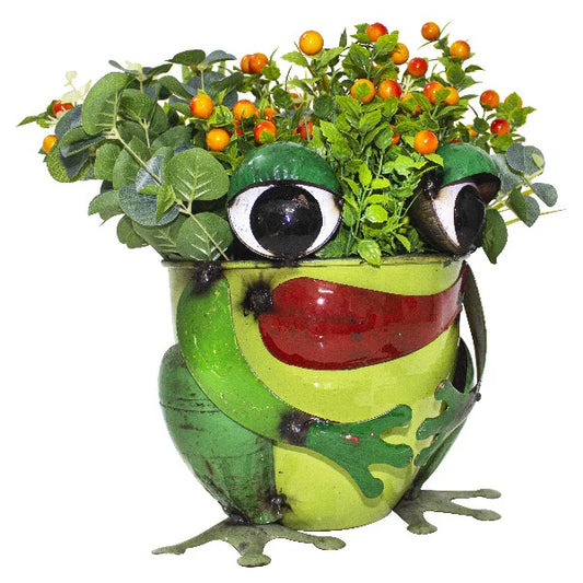 Frog Table Top Planter