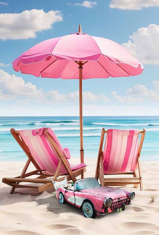 Barbie Vette Beverage Cooler