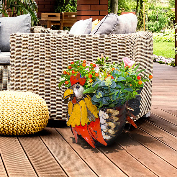 Hen Table Top Planter